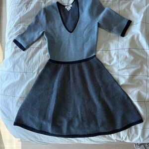 Club Monaco Cashmere Dress in Blue
